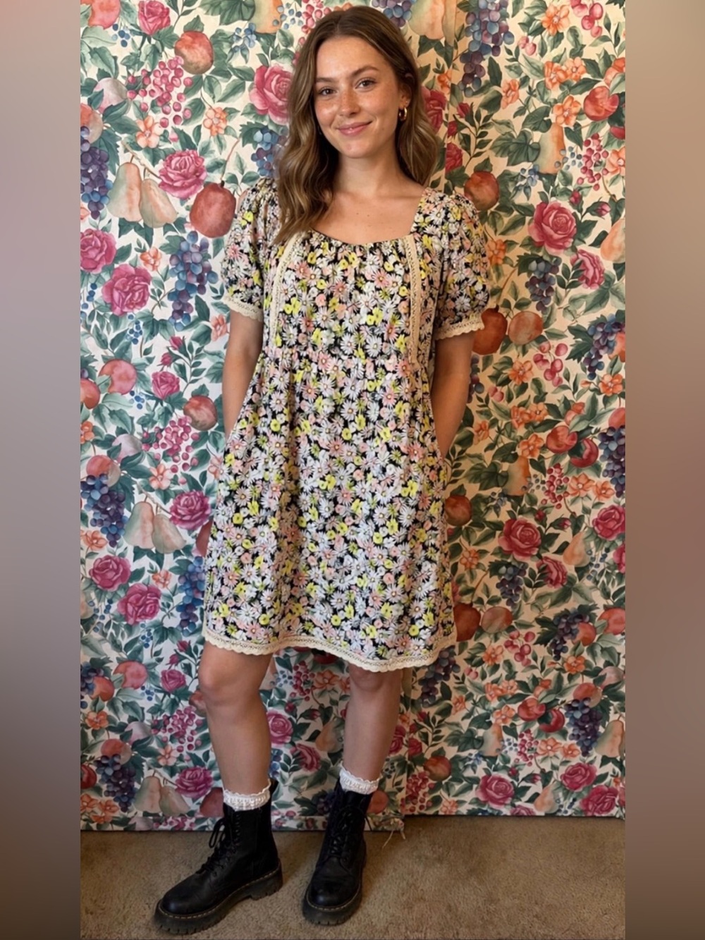 Inspired Hearts, Daisy, Y2K, Fairy, Lace Babydoll Dress, 2X